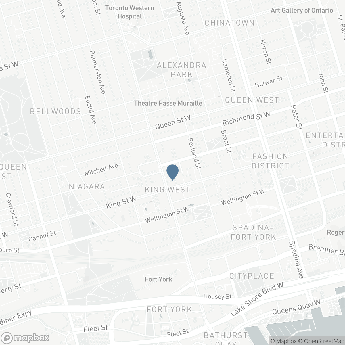 1022 - 525 ADELAIDE STREET W, Toronto, Ontario M5V 0N7